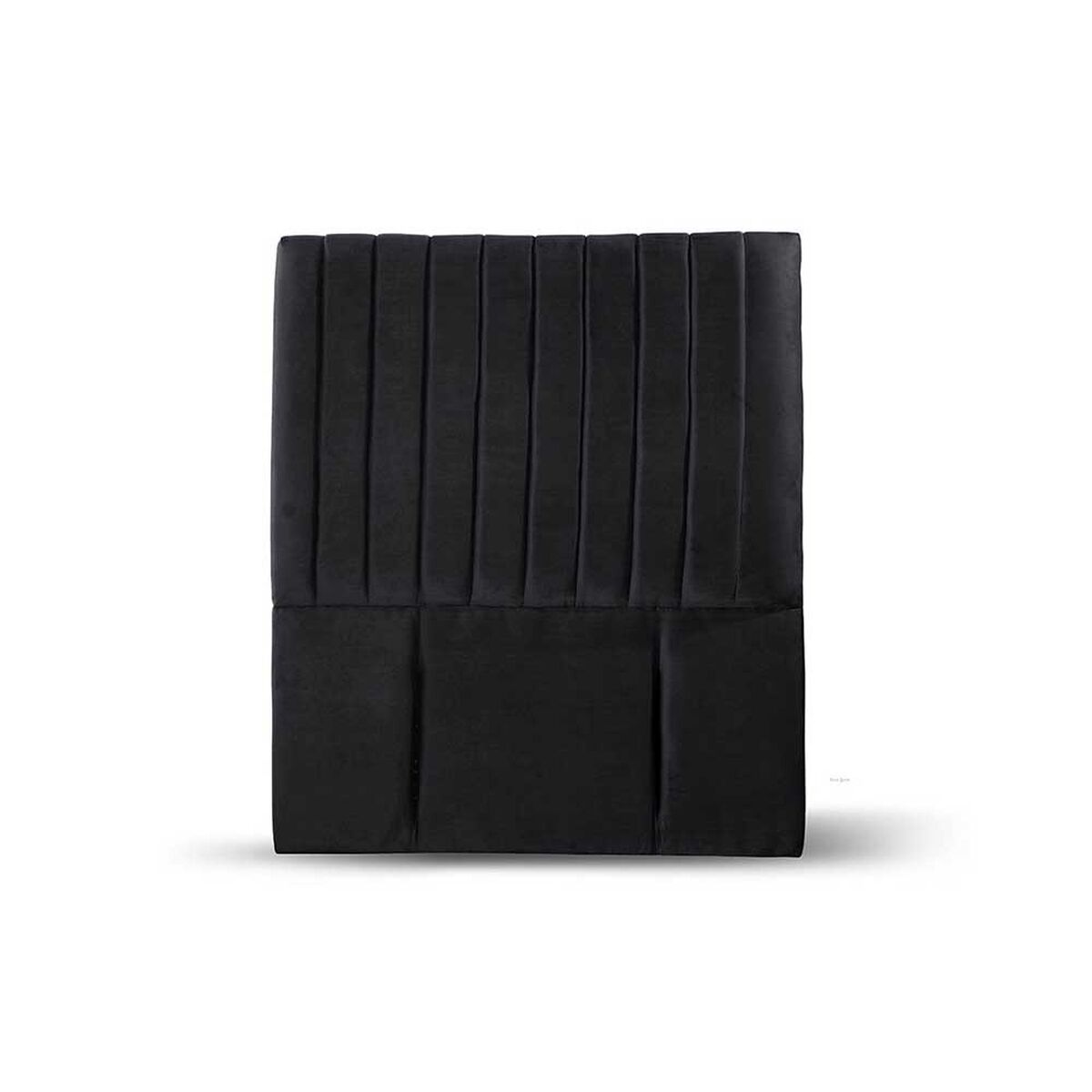 Respaldo Latam Home 1,5 Plazas Sorrento Tela Velvet Negro