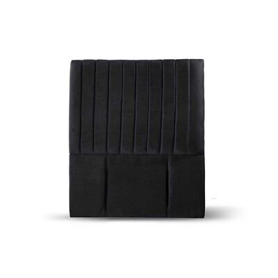 Respaldo Latam Home 1,5 Plazas Sorrento Tela Velvet Negro