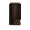 Closet Stanford 3 Puertas 2 Cajones Chocolate