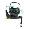 Coche Travel System Zelia 3 + Pebble 360° + Family Fix Black Maxi-Cosi