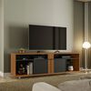 Rack TV Home Mobili Casen Hasta 70" Freijo Negro