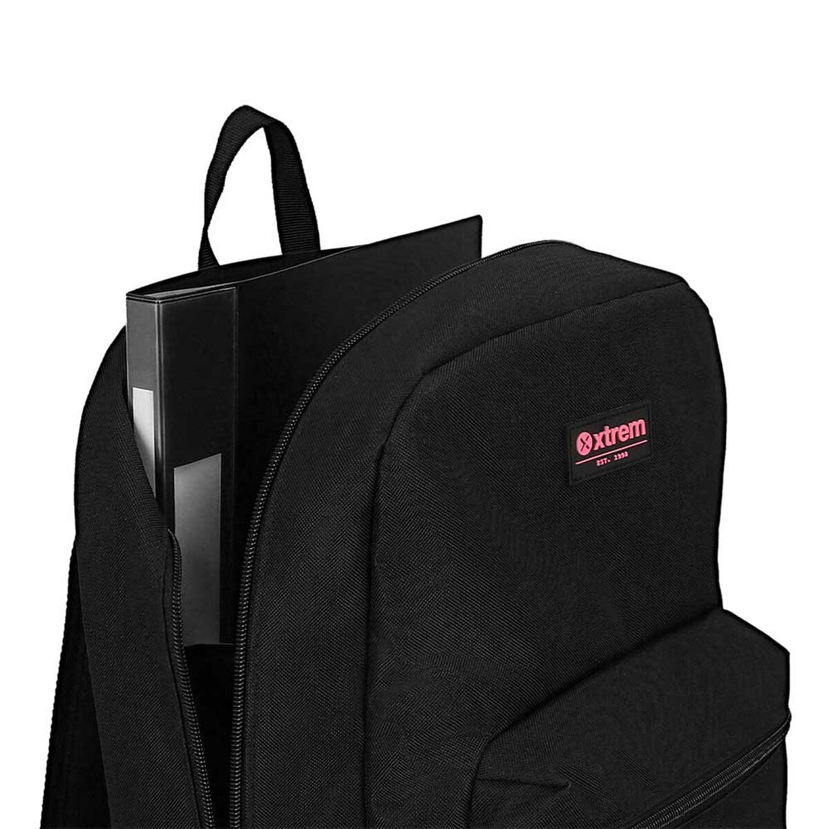 Triple Pack 6XT Mochila Ni&ntilde;a Xtrem Negro/Rosado