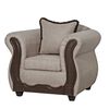Juego de Living Black Factory Sofia 4 Cuerpos Beige
