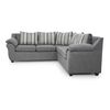 Sofá Seccional Muebles MPR Cattaleya 5 Gris Medio