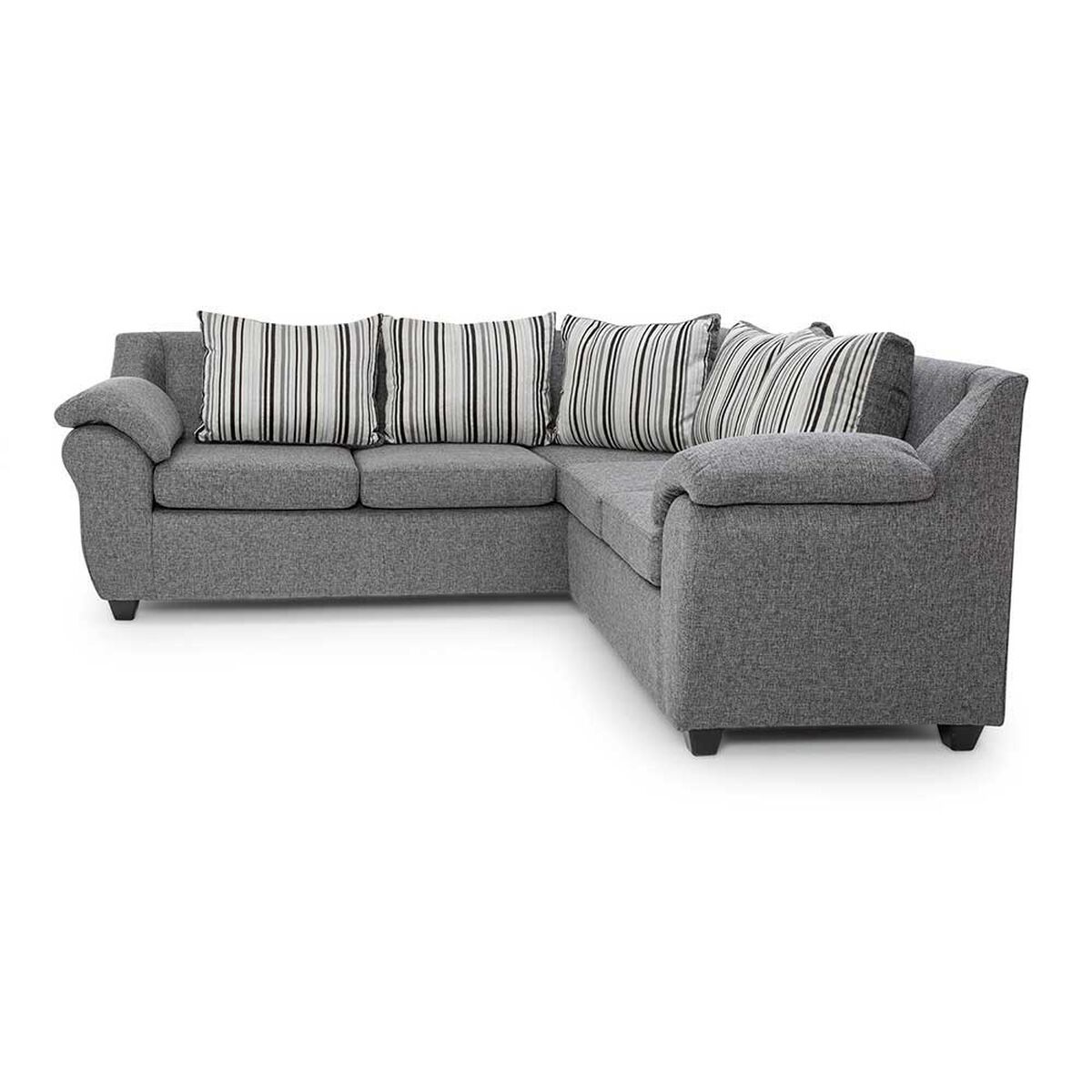 Sofá Seccional Muebles MPR Cattaleya 5 Gris Medio