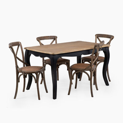 Juego de Comedor Spazzio Vittoria 4 Sillas