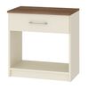 Velador Vekkahome Italia 1 Cajón Café 