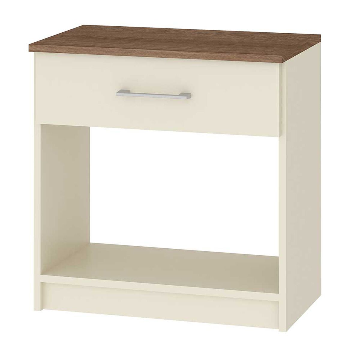 Velador Vekkahome Italia 1 Cajón Café 