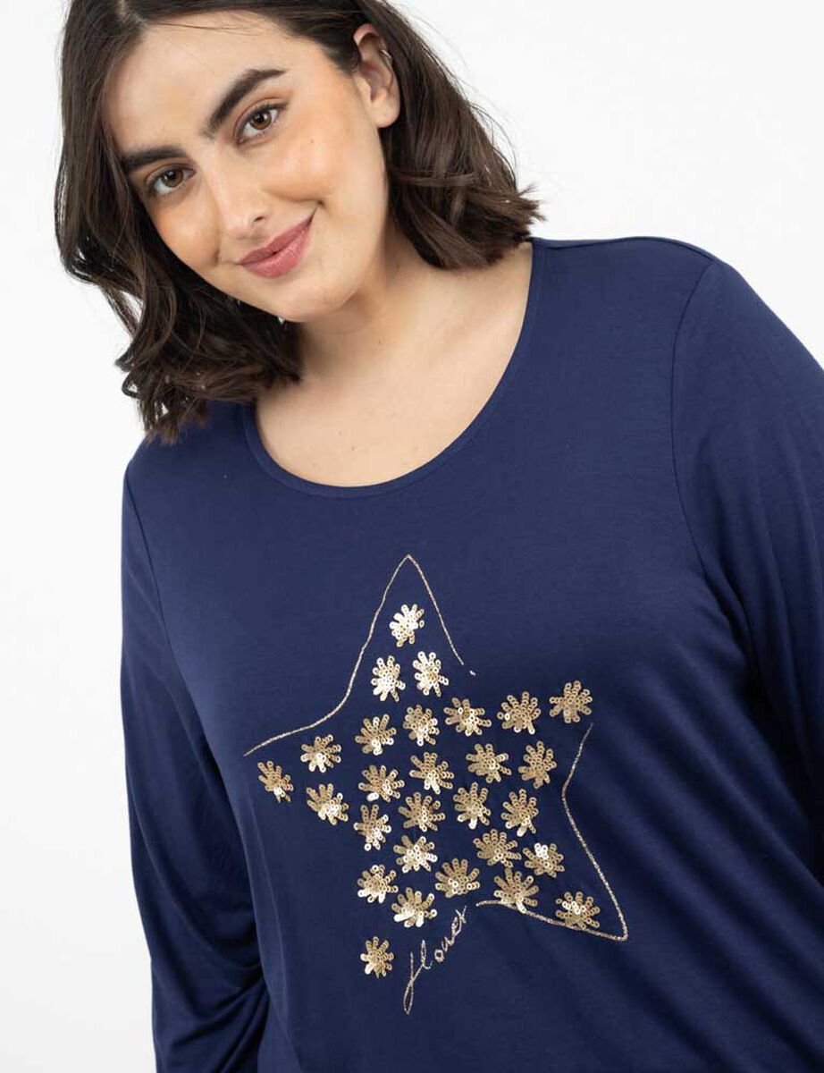 Polera Manga 3/4 Mujer Extralindas