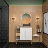 Vanitorio + Lavamanos Vekkahome Lotus 80 Beige