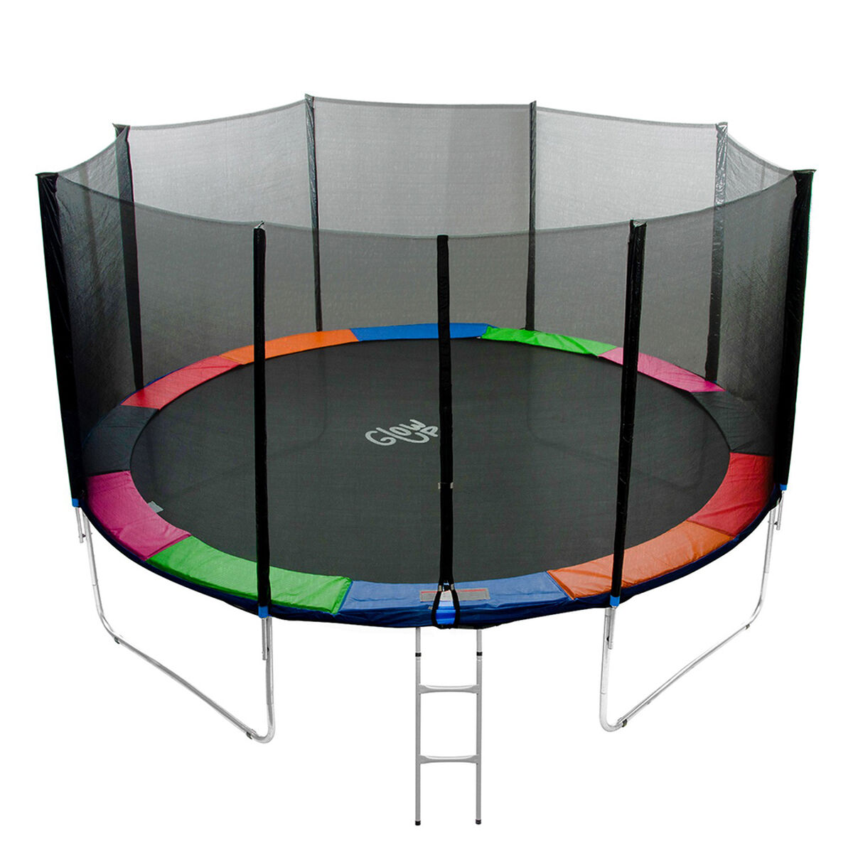 Cama Elástica Glow Up con Malla de Seguridad y Escalera