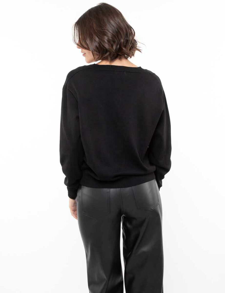 Sweater Botones Mujer Zibel