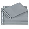 Juego de S&aacute;banas Illusions 1,5 Plazas Bordada Gris
