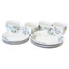 Set Vajilla Doral Eva 12 Piezas Multicolor