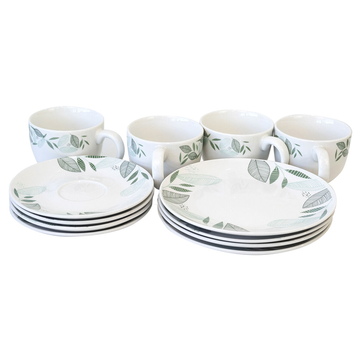 Set Vajilla Doral Eva 12 Piezas Multicolor