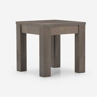 Mesa Lateral Rosen New Sapelly Gris Rústico