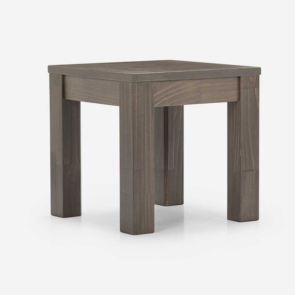 Mesa Lateral Rosen New Sapelly Gris Rústico