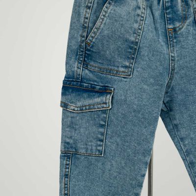 Imagen 2 del producto Jeans de Algodón Bebo Chess Baby Denim, Negro