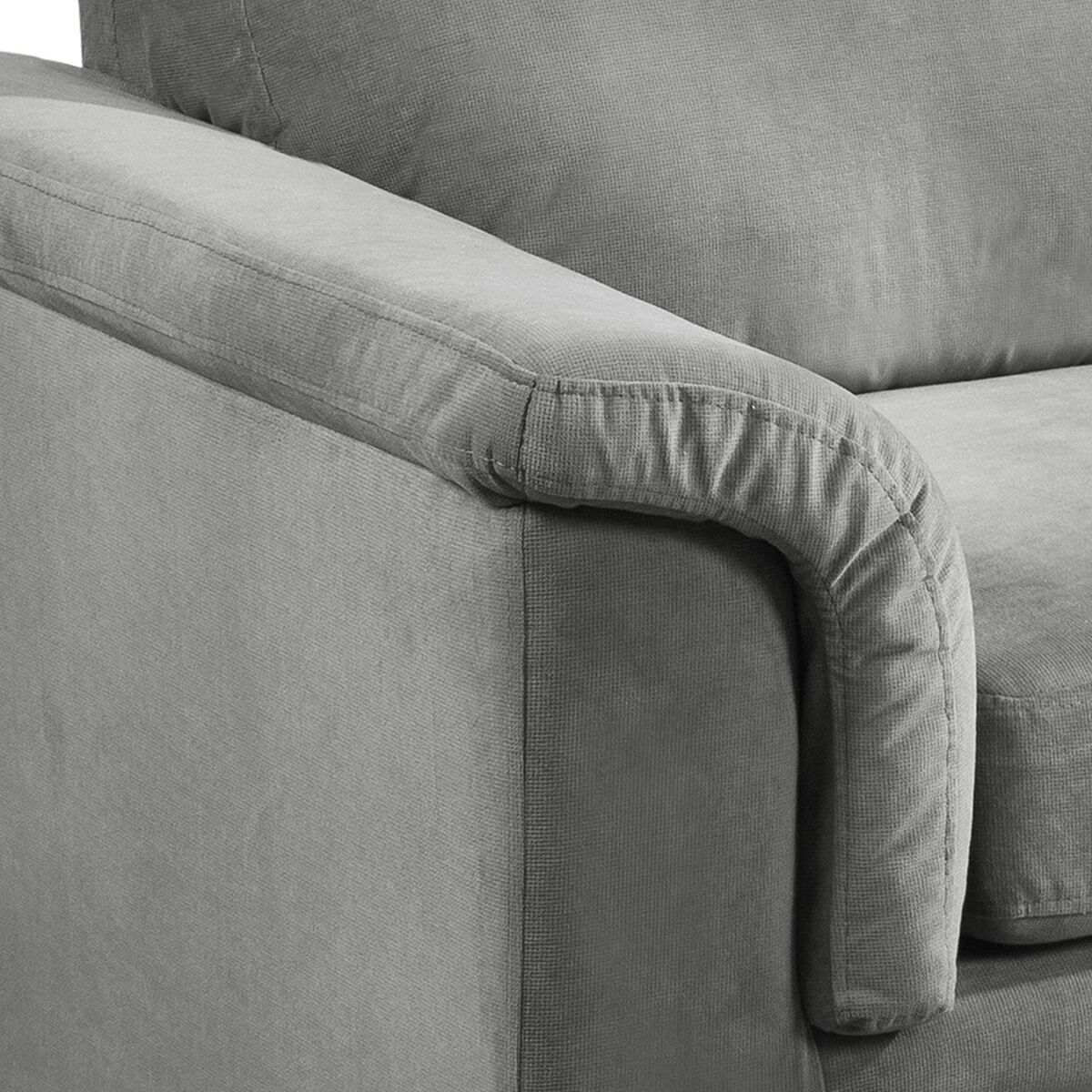 Juego de Living Latam Home Ancona 3 Cuerpos + Sofá 2 Cuerpos Gris