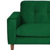 Sofá Latam Home Salermo Tela Velvet 3 Cuerpos Verde