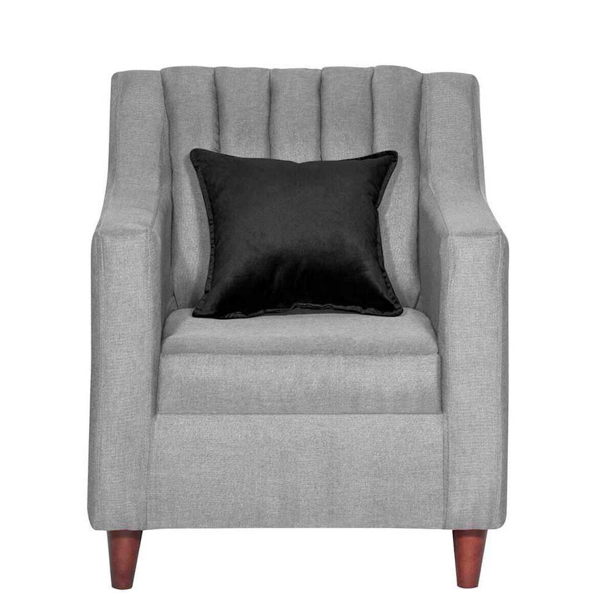 Juego de Living Dise&ntilde;o A&M Home Isabella Sof&aacute; 3 Cuerpos + 2 Sillones1 Cuerpo Gris