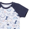 Pack 2 Body Dino Manga Corta de Algodón Chess Baby