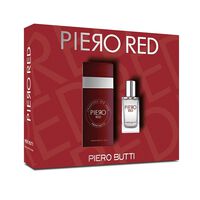 Set Perfume Piero Butti Hombre Red EDT + Miniatura