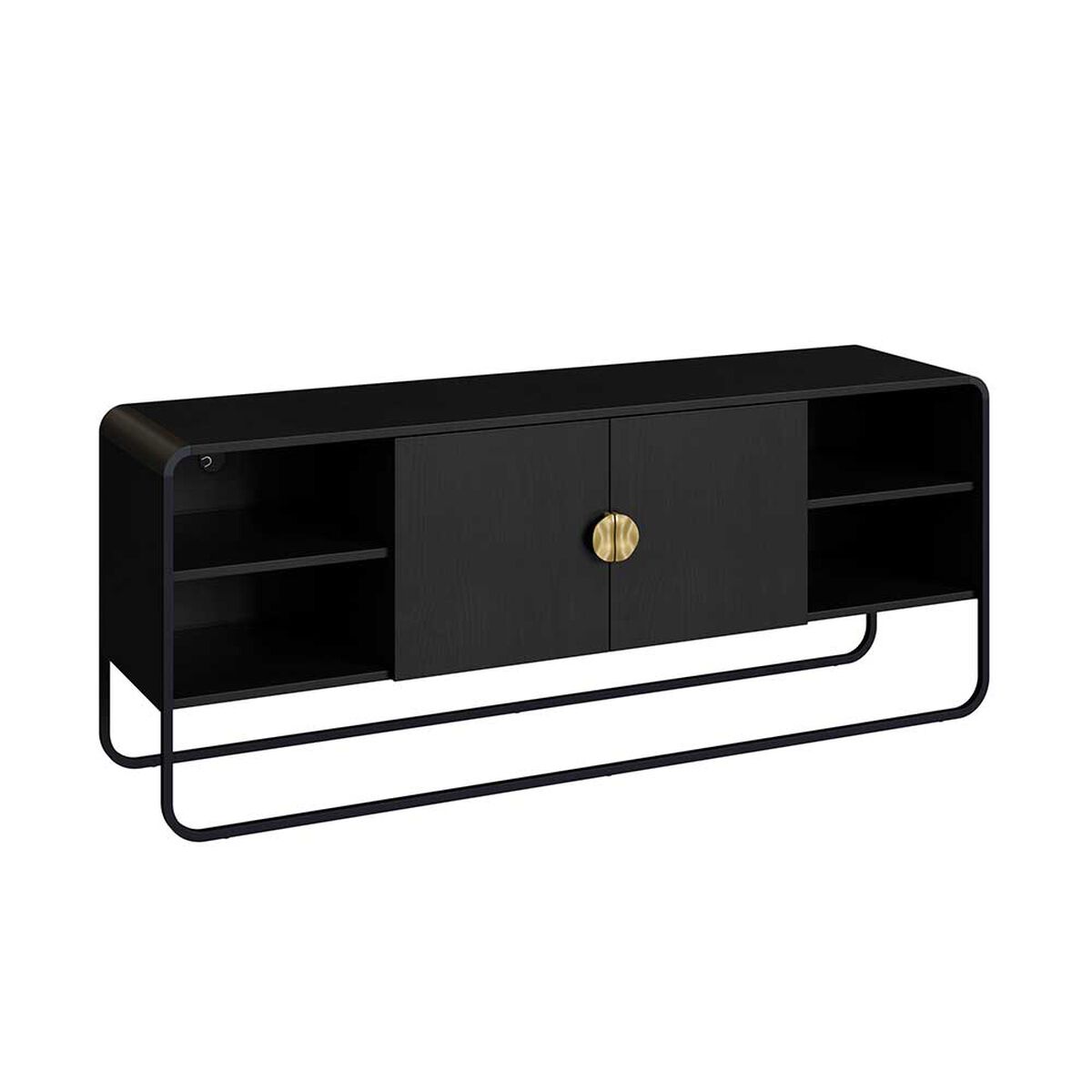 Rack Decocasa Luna Hasta 50" Negro