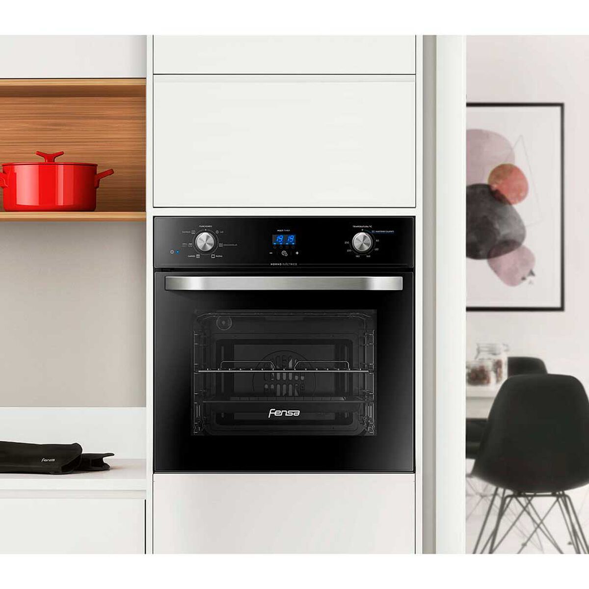 Horno Empotrado Fensa FHE-1190T 59 lts.
