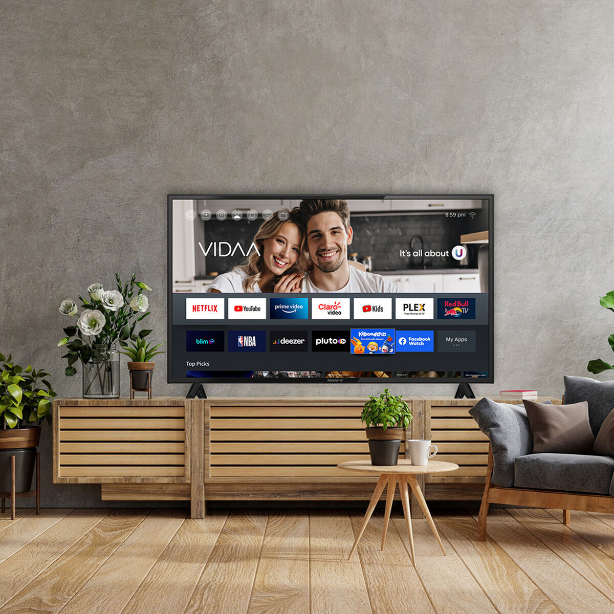 LED 43” Master-G MGV43 Smart TV FHD