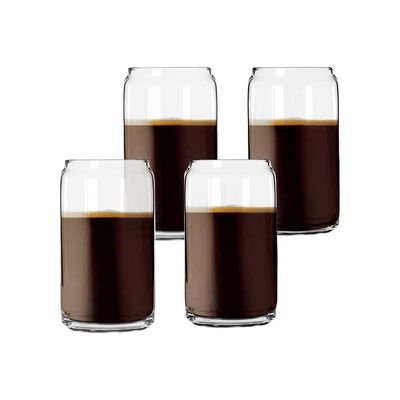 Set 4 Vasos Vidrio Borosilicato Simplit 550 ml