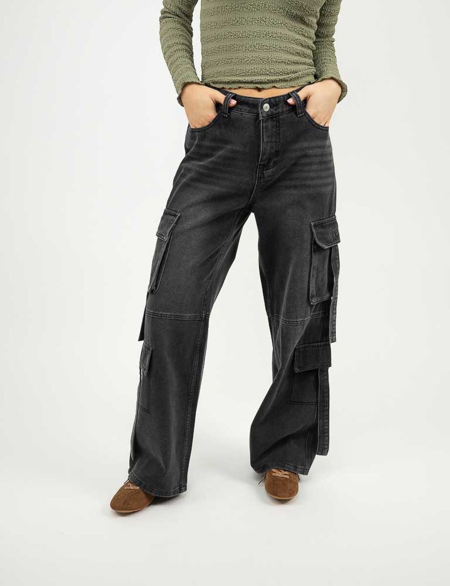 Jeans Cargo Mujer Icono