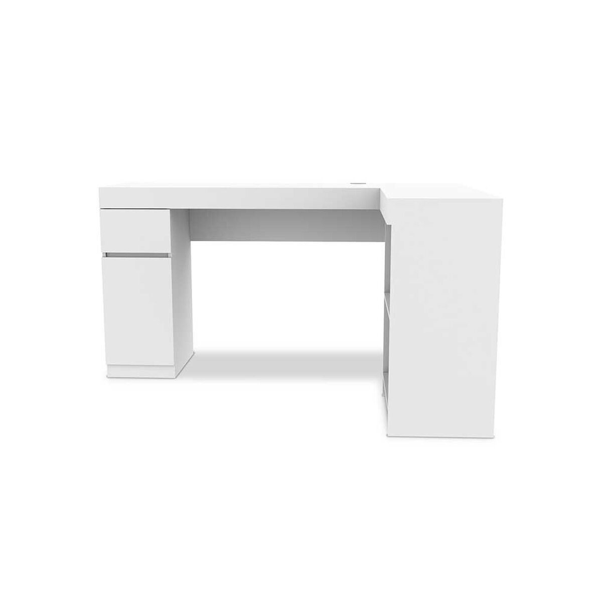 Escritorio Esquinero CIC Palermo Blanco 1 Cajón