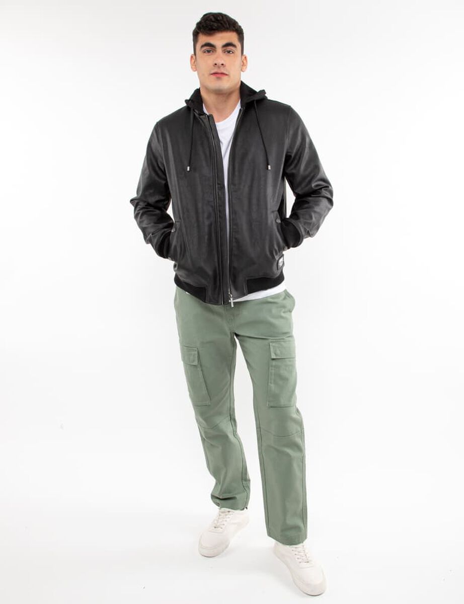 Chaqueta Ecocuero Hombre Icono