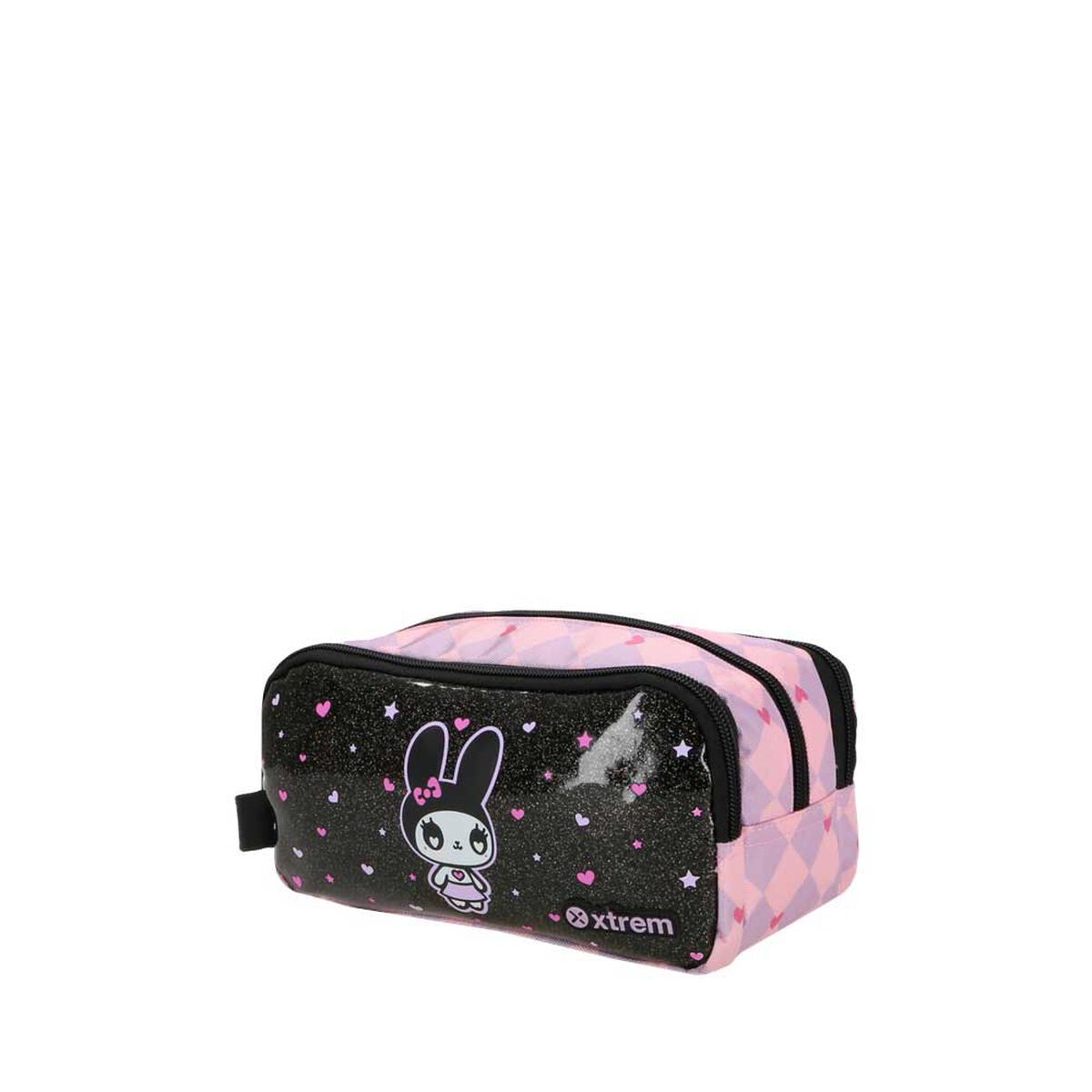 Estuche Xtrem University+ 6XT Gato Negro/Lila