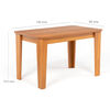 Juego de Comedor Daniels Estela 4 Sillas Caf&eacute;