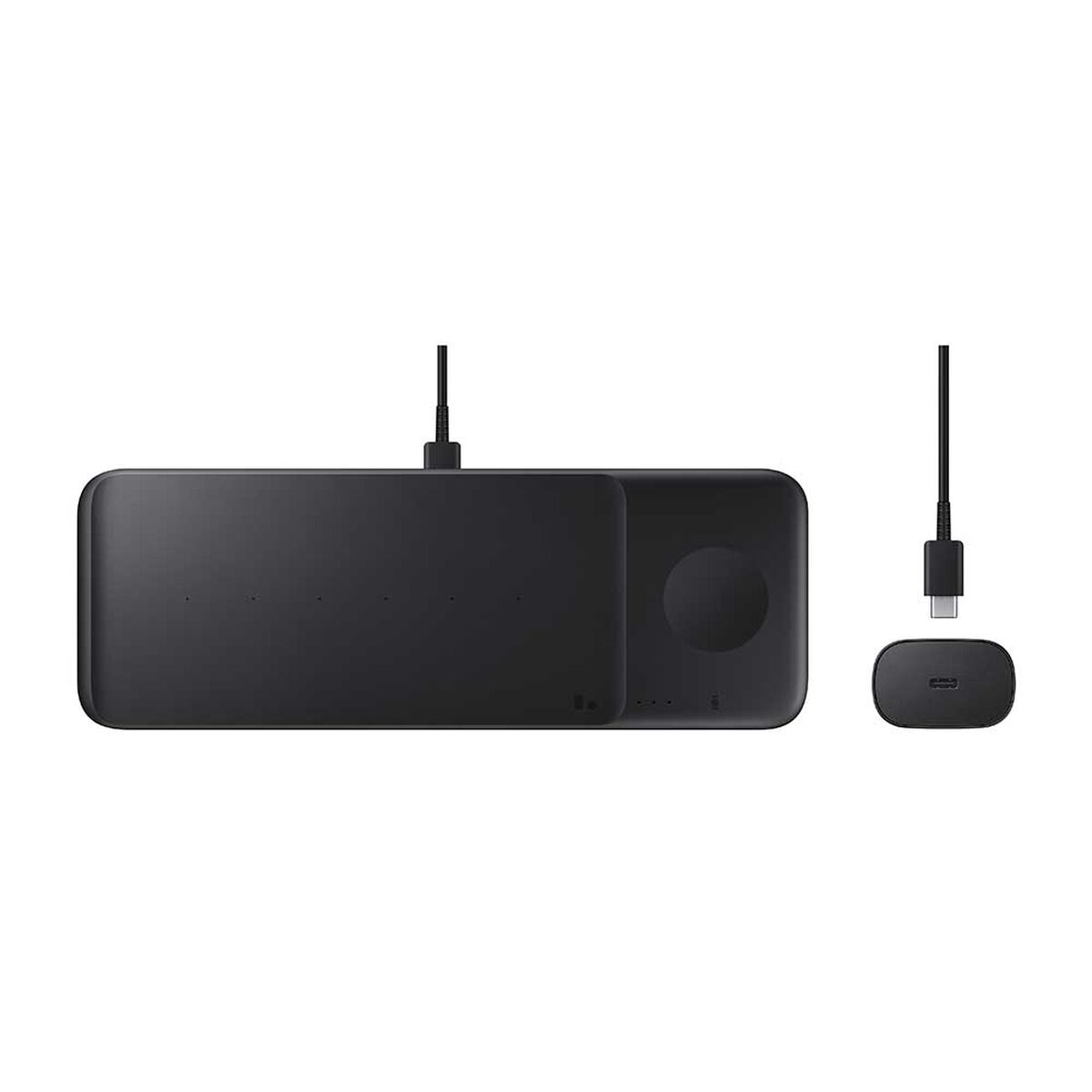 Cargador Inalámbrico Samsung Trio Pad Negro