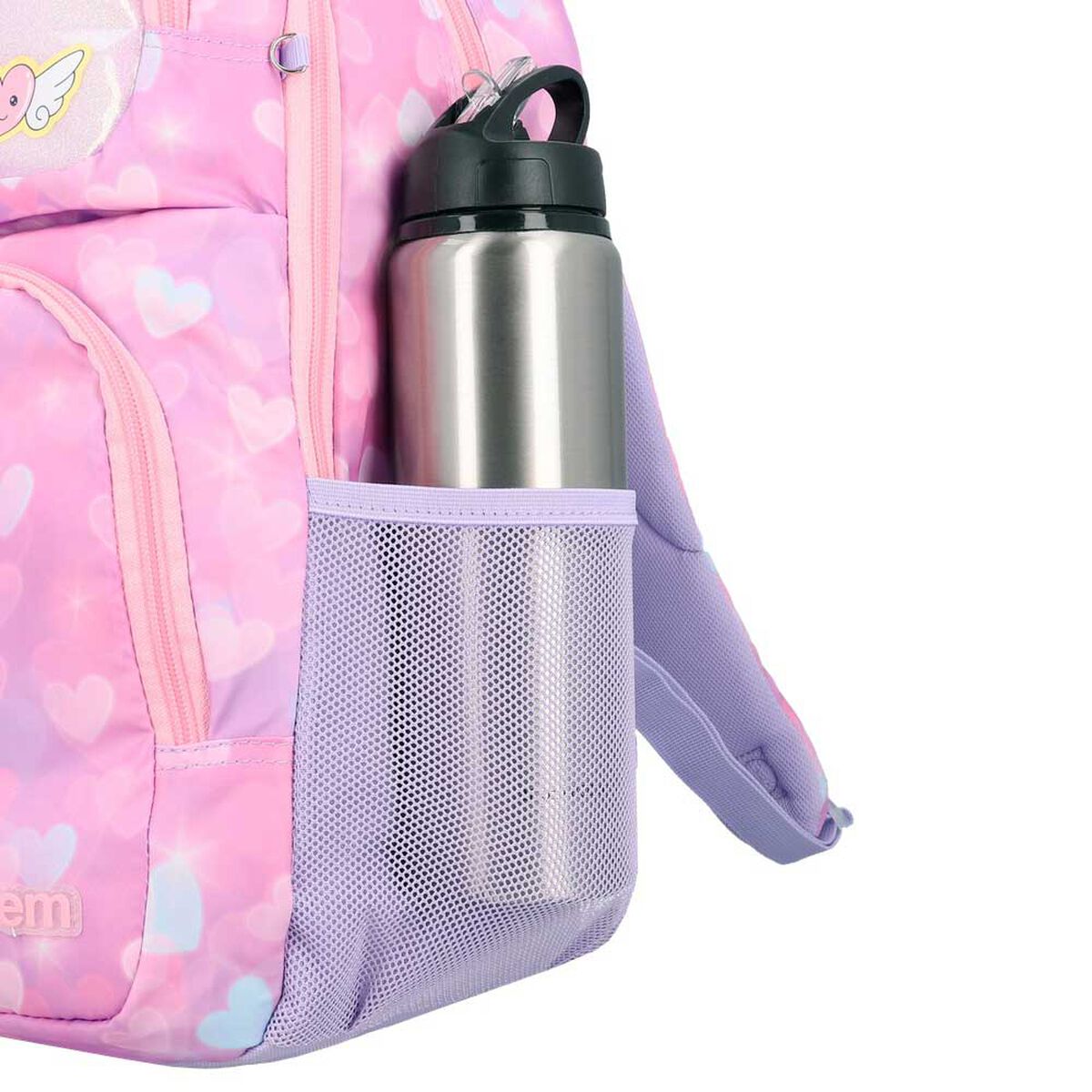 Mochila Xtrem Hopper 2.0 6XT Corazones Rosado