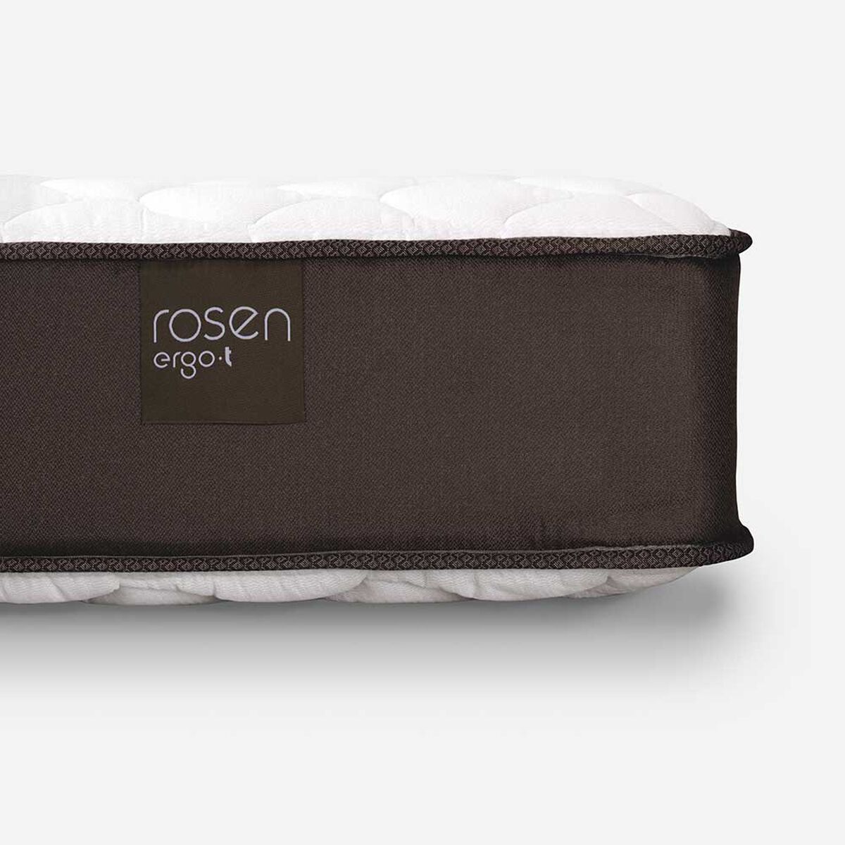 Cama Europea Rosen Base Dividida King Ergo T + 2 Veladores Tabor Caramelo