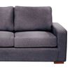 Sof&aacute; Seccional Izquierdo Latam Home Livorno 3 Cuerpos Gris Oscuro