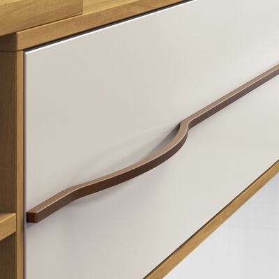 Imagen 2 del producto Panel TV Home Mobili Silver Hasta 60"" Blanco Off Café