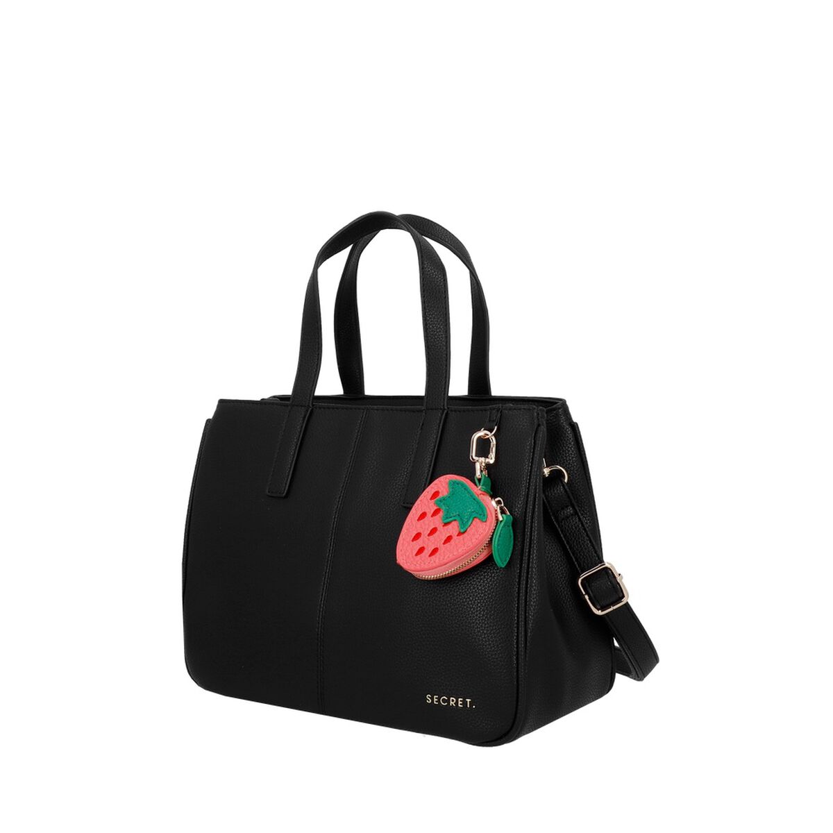 Cartera Tote Secret Aruba SC7 Mediana Negro