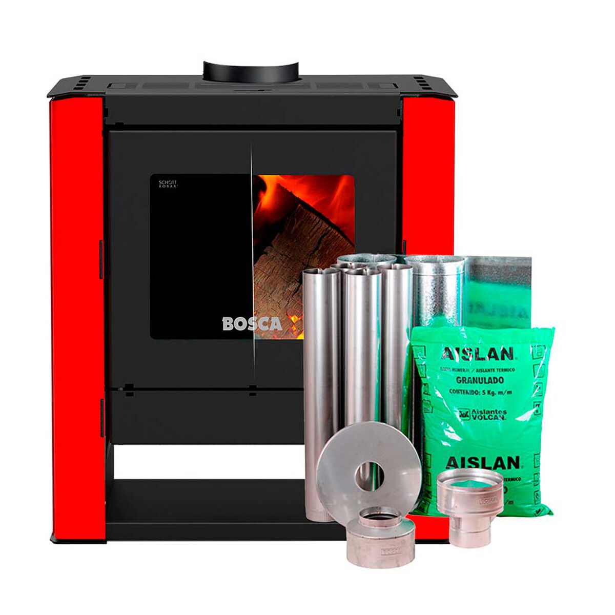 Calefactor Bosca Gold Rojo 12,2 kW/hr 