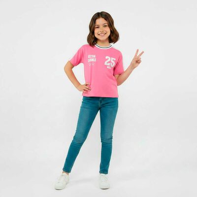 Polera Manga Corta Ni&ntilde;a Mila