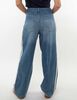 Jeans Indigo Rayas Recto Mujer Icono