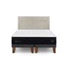 Cama Europea CIC Base Dividida King S&uacute;per Premium + Respaldo Milan Alpino