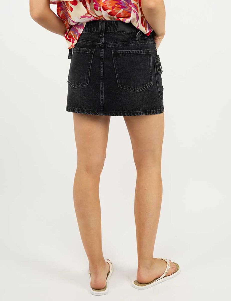 Falda Mini Denim Mujer Icono