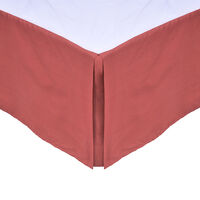 Faldón Mashini 144 Hilos Súper King Liso Terracota