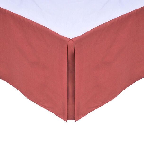Faldón Mashini 144 Hilos Súper King Liso Terracota
