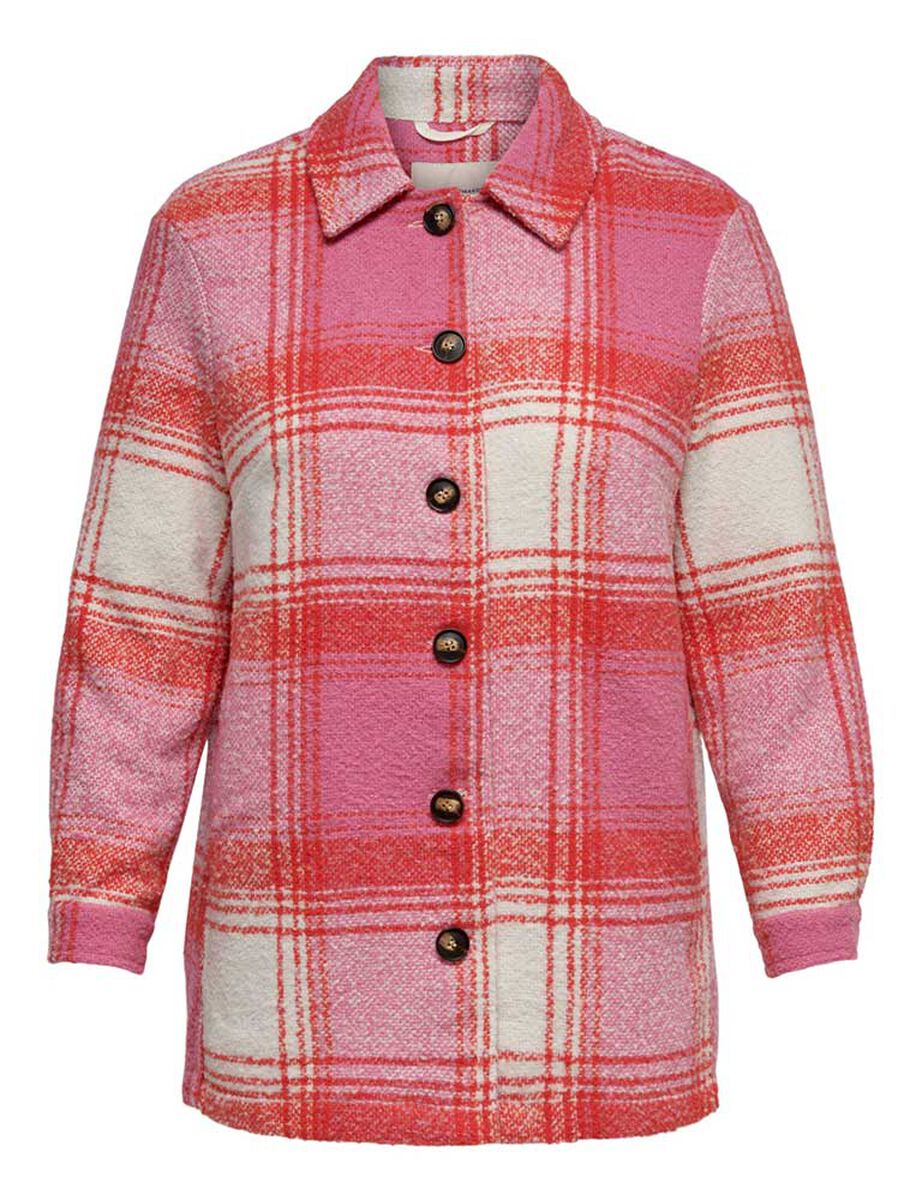 Chaqueta Tartán Mujer Only Carmakoma